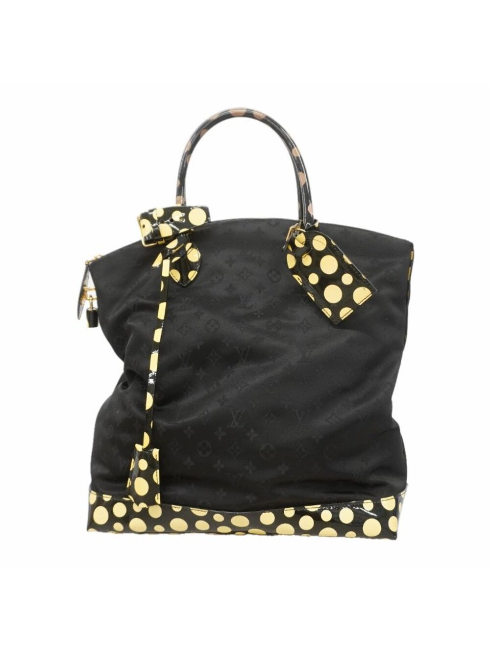 Louis Vuitton Tote Bag Monogram Dot Infinity Lockit MM Noir